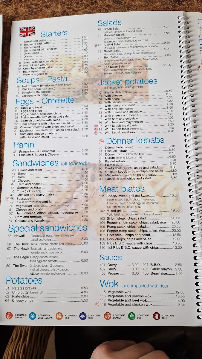 Restaurante the Swan Menu - Image 4